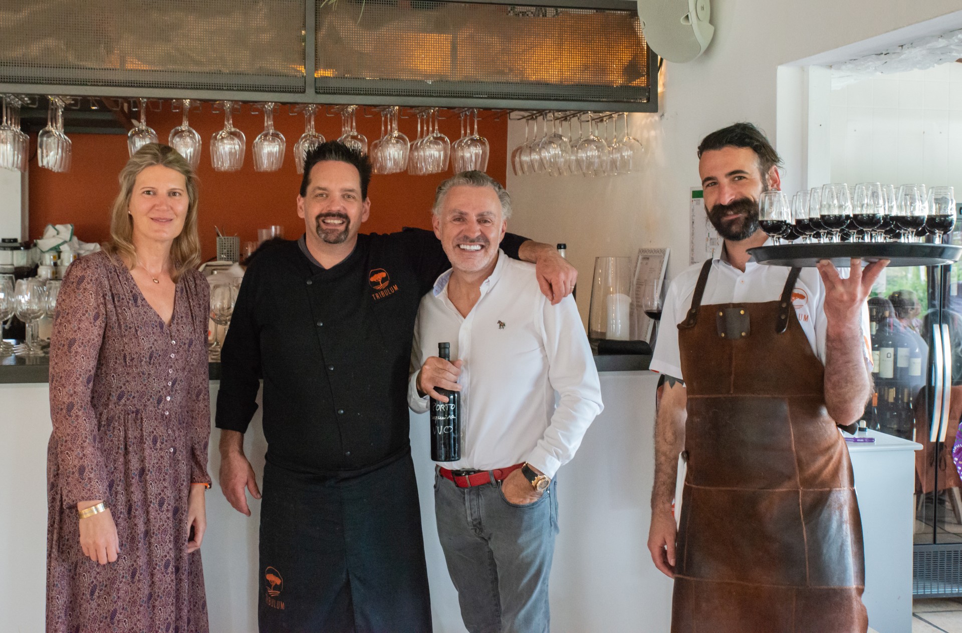 The Organisers with catering staff